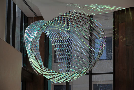 "Quaternion" by Alyson Schotz, at Fourth Church in Chicago